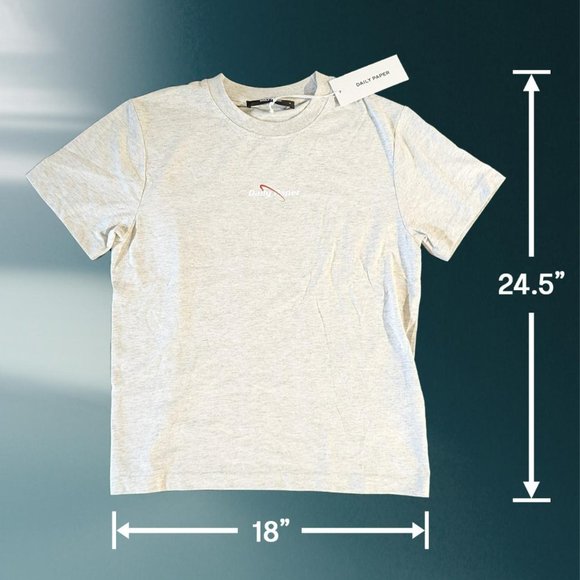 NEW - Daily Paper White Fastan Ellipse T-Shirt (Women's Medium / Men's Small) - Picture 2 of 2